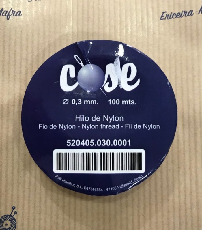 Fio de Nylon 0,3mm Cose